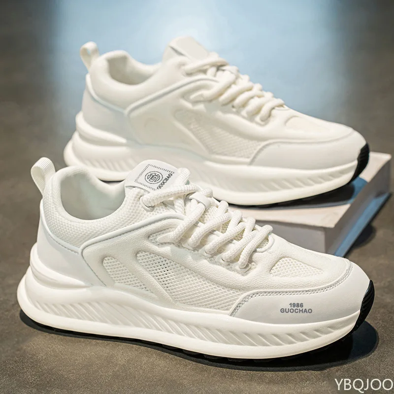 

LiveDay/мужская весенняя повседневная спортивная обувь, простые дышащие сетчатые универсальные модные кроссовки для бега, увеличивающие рост