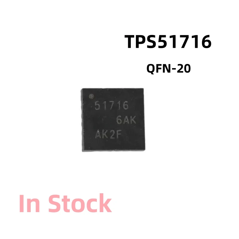 10PCS/LOT TPS51716 51716 TPS51716RUKR QFN-20 Power management chip In Stock