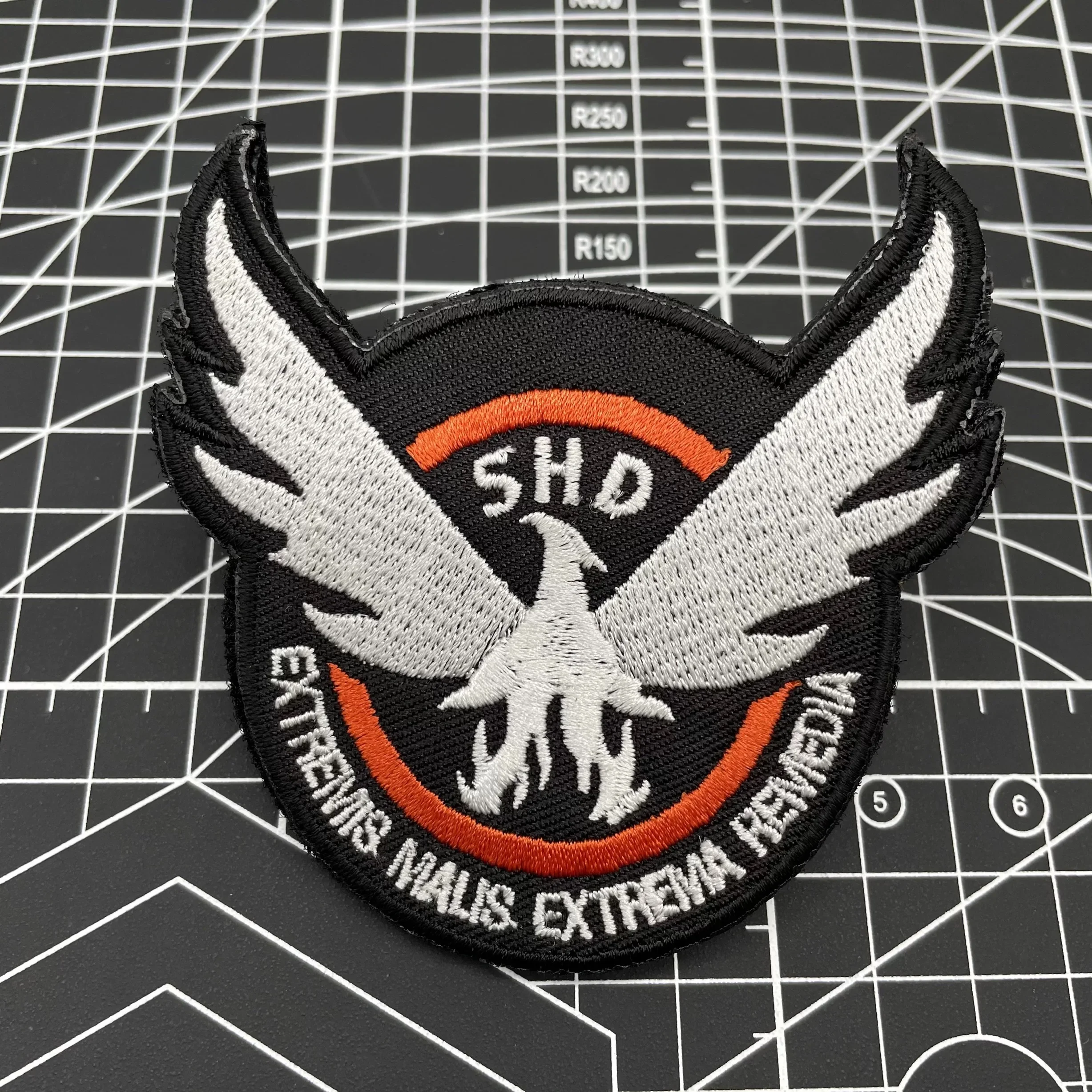 SHD The Division Wings Embroidered Patches Tactical Military Game Armband Shooting Role-playing Morale Badge Backpack Sticker