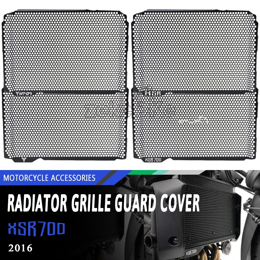 XSR 700 XSR700 XTribute 2016-2020 2021 2022 2023 2024 Radiator Guard Grille Grill Cover Protector FOR YAMAHA MT07 FZ07 2013-2017