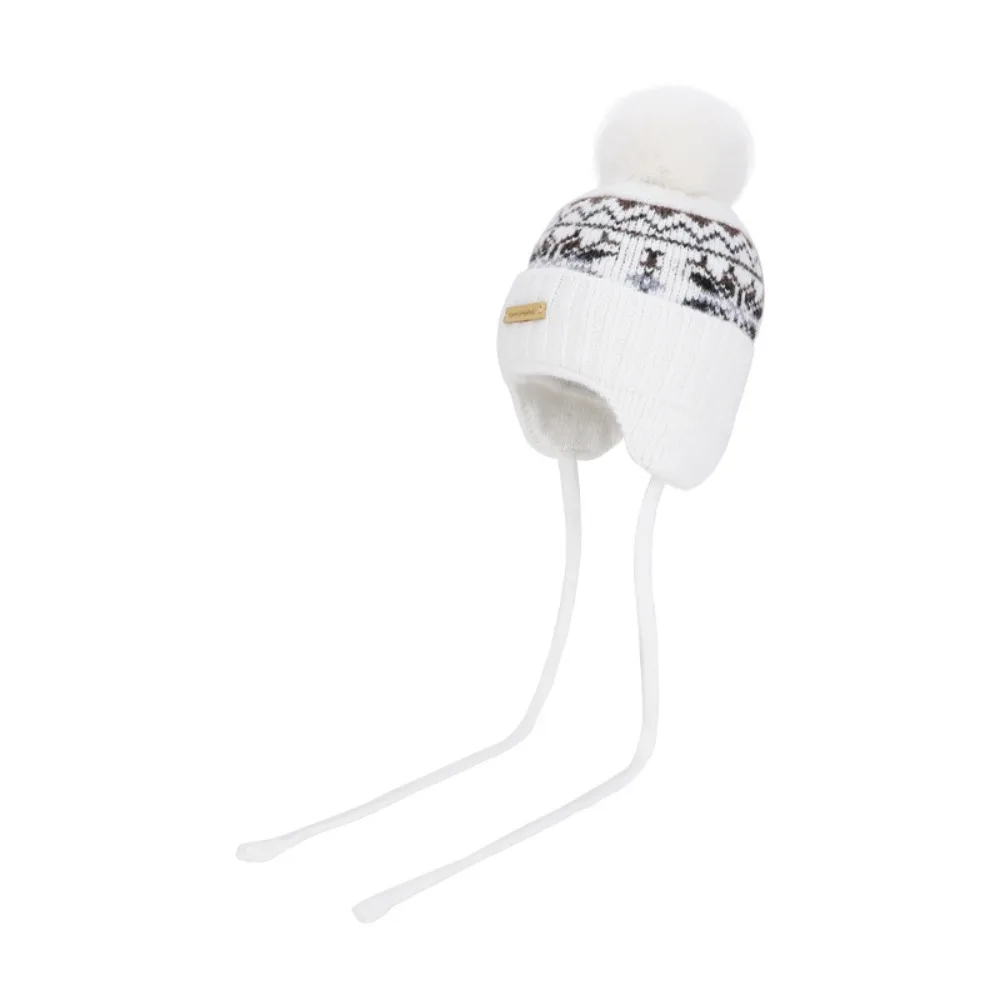 

Повседневные утолщенные шапки-бини, теплая защита от холода, вязаная шапка для катания на лыжах, бомбер для женщин и мужчин