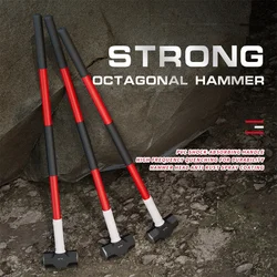 Industry-grade Durable High-quality PPR Material Handle Octagonal Hammer, Non-slip and Wear-resistant, Efficient Impact