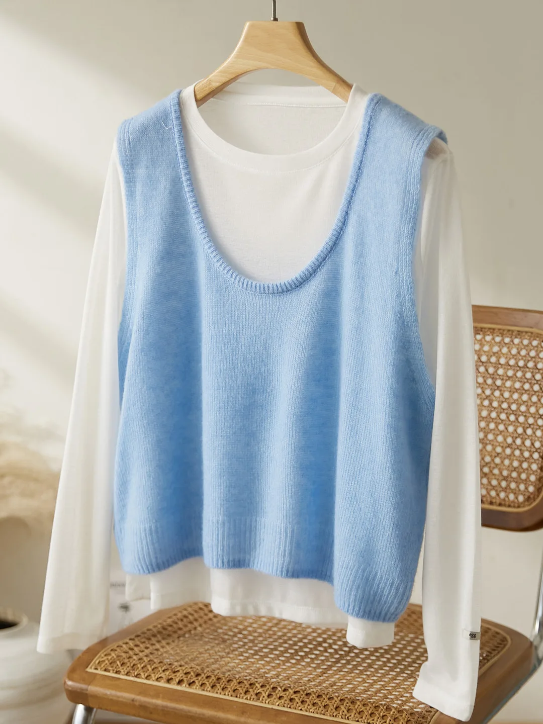 

Модный круглый вязаный свитер Ne Svel, базовый слой, топ и комплект брюк, женский осенне-зимний новый комплект, яркий Tead