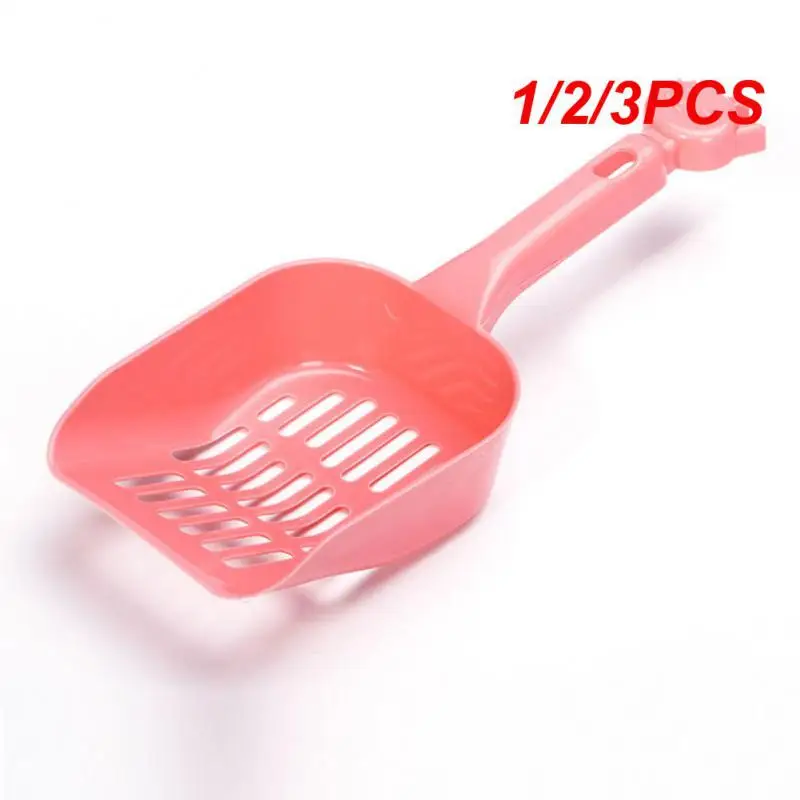 1/2/3PCS Thick Plastic Leak-proof High-quality Thick Plastic Cat Litter Shovel Pet Cleaning Supplies Eco-friendly Bestselling