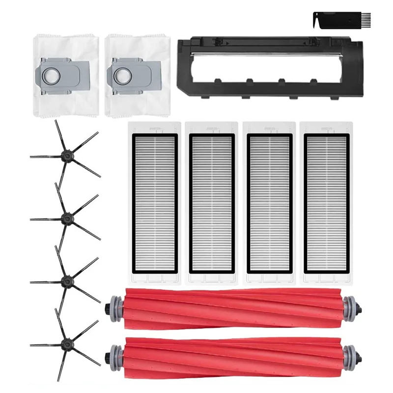 

AB08-Main Side Brush Filter And Dust Bag Replacement Accessories For Xiaomi Roborock Q5 Q5+ Robotic Vacuum Cleaner