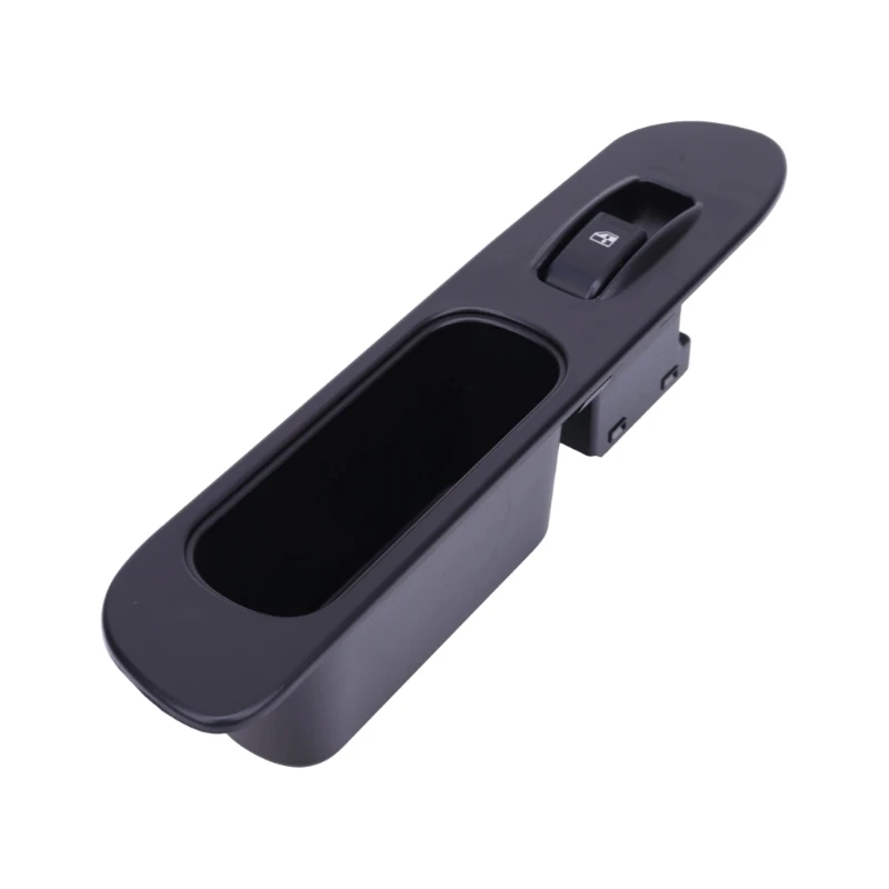 0K63A-66360 Black Electric Window Control and Door Trim Assembly with Single-Button Operation, Injection-Molded Construction,