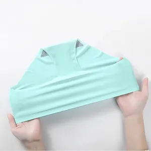 9 PCs/Batchless -Batch -Seide Inneneis für Frauen innere Kleidung monochrome mittlere Taille sexy Studentinbequeme 12 Hauptverkäufe sexy Puta -Kleidung - №5