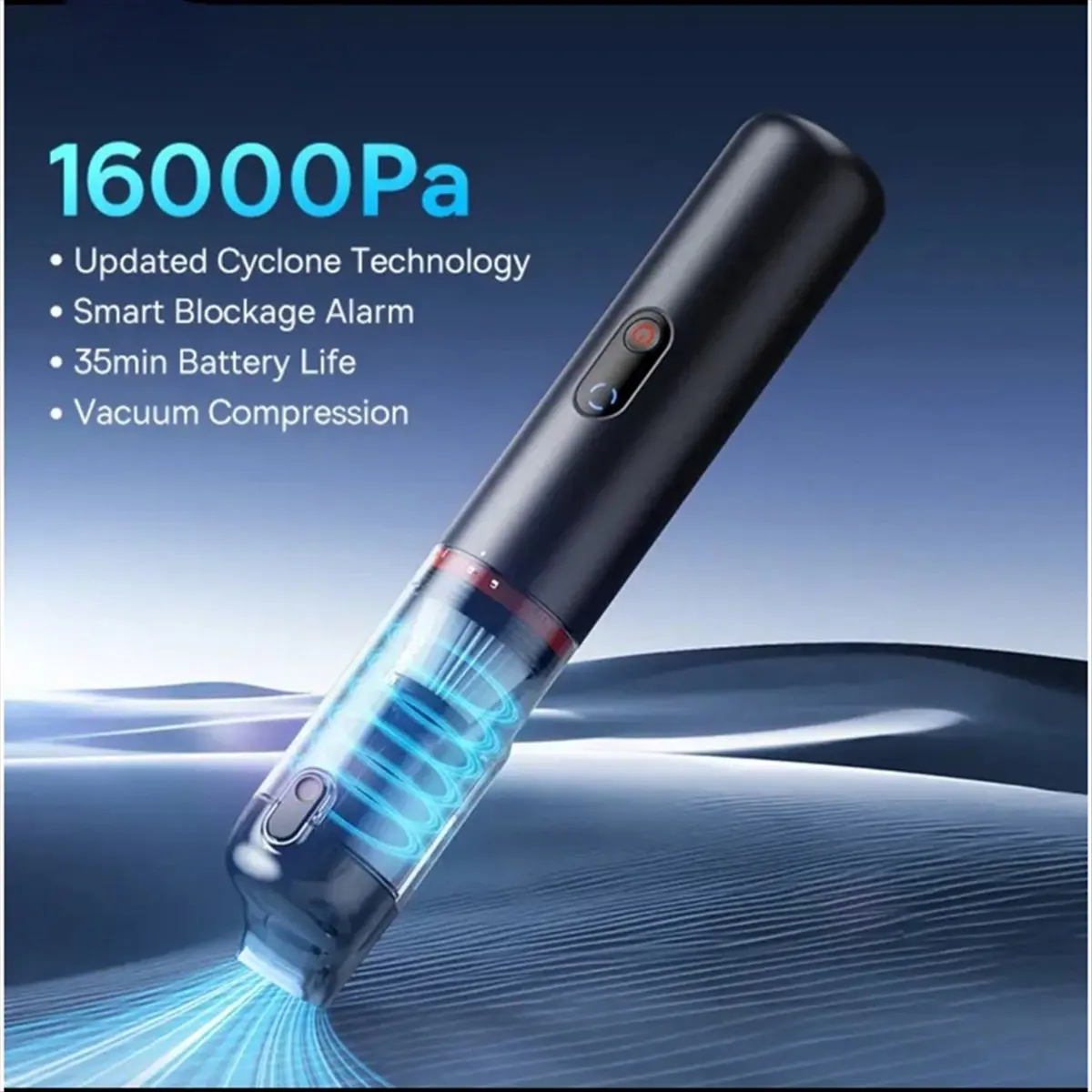 

Беспроводной автомобильный пылесос AA83 16000Pa — мощный, портативный, портативный мини-пылесос для автомобиля, дома, уборки ПК