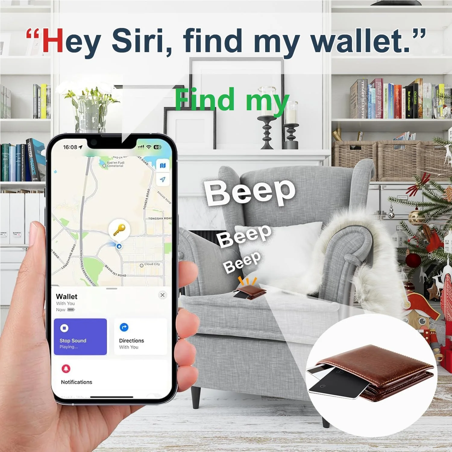 Smart airtag Card Finder Wireless Wallet Tracking Card for Apple Find My APP Anti Lost GPS tracker Locator for Luggage Suitcase