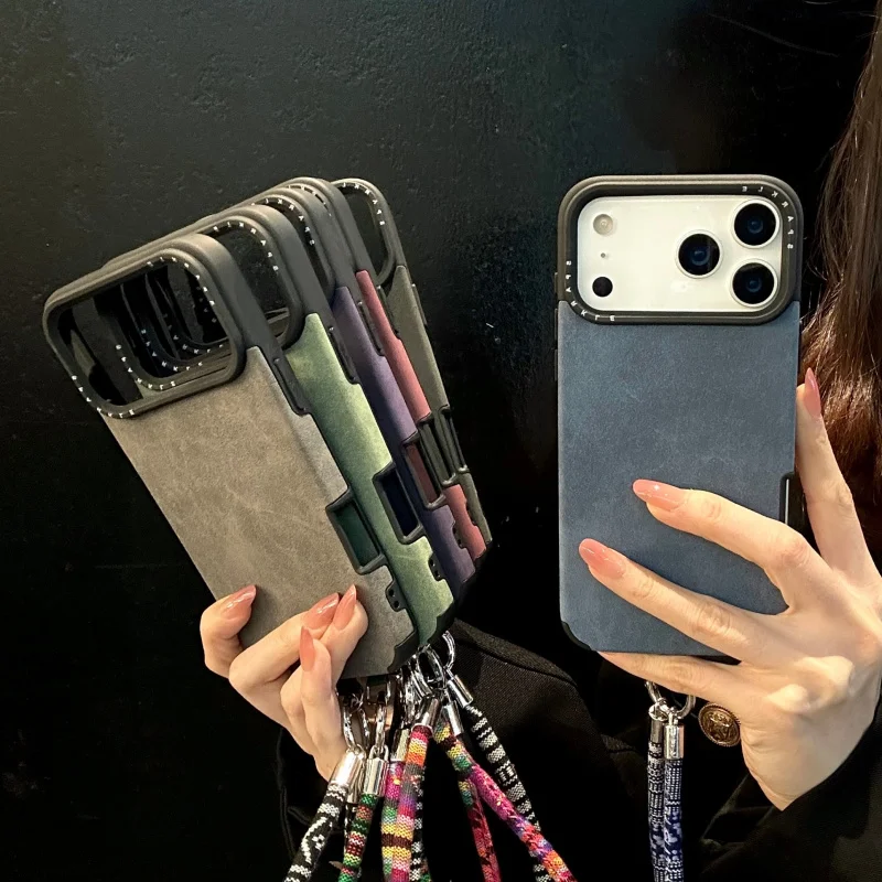 

TPULarge-hole silk-printed ethnic retro colorful bracelets are suitable foriphone17promaxHigh-quality phone case13/14Phone case