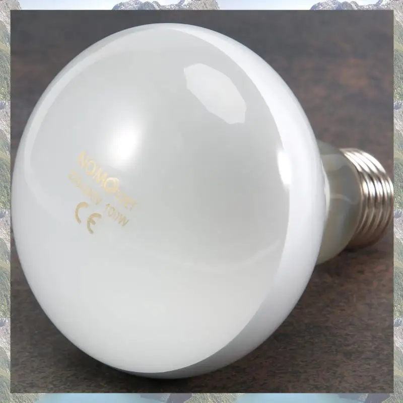 

2025 Trend NOMOYPET 2 Pack Reptile Uvb Uva Heat Lamp Bulb For Reptiles Truly Sun-Like Bright Heat For Reptiles, Amphibian And Bi