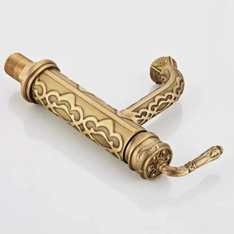 Antique brass bathroom basin faucet vintage basin mixer sink tap torneira banheiro basin mixer water Antique xxxx Faucets