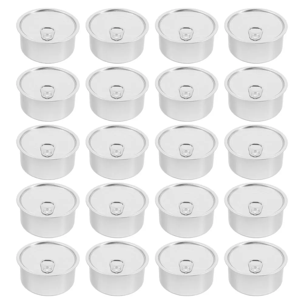 

20pcs Self Seal Tin Cans 180Ml Aluminum Airtight Food Storage Containers For Coffee Tea Snack Pet Food Outdoor Kitchen Bar Use