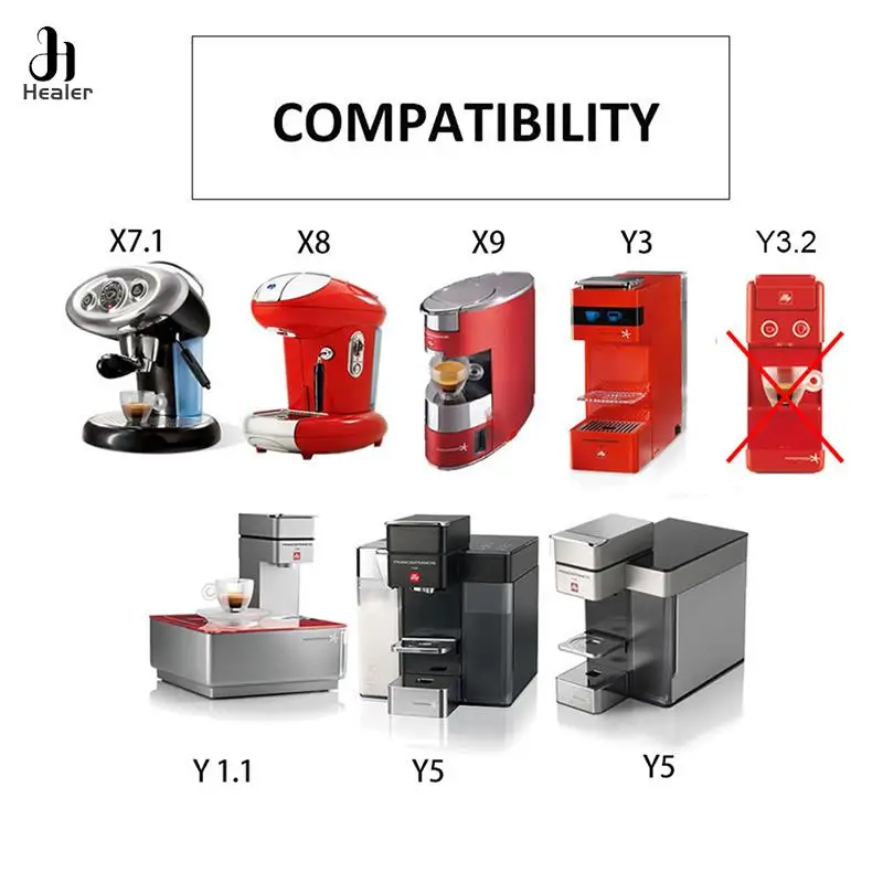 Kitchen Reusable Coffee Filter Iperespresso Capsule Refillable Coffee Capsulone Cup Compatible Illy Machines Refill Coffee Filte