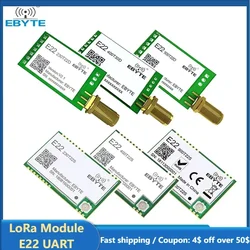 LoRa Tech EBYTE E22 Série SMD DIP 433MHz 915MHz 868MHz 22dBm 30dBm IPEX/Trou de timbre SMA-K la technologie sans fil