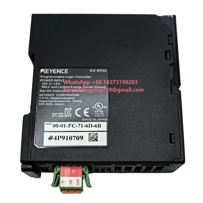 KEYENCE Industrial PLC Controller Automation KV-EP02 Communication Unit EtherNet/IP Programmable Dedicated Controllers Japan