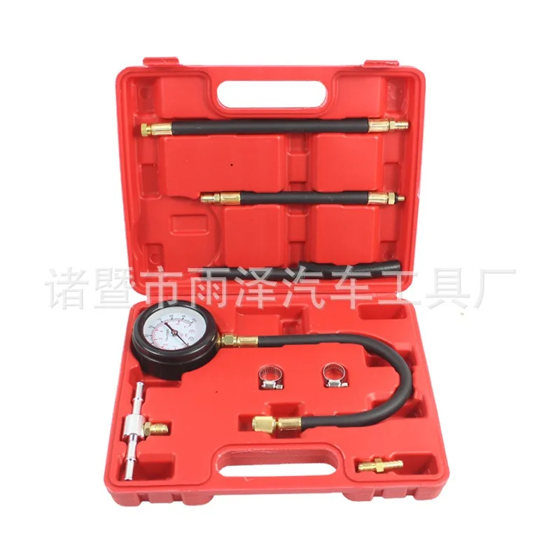 TU-113 Diesel Fuel Injection Pressure Test Gauge Kit with Adapters for Common Rail Engine Diagnostics