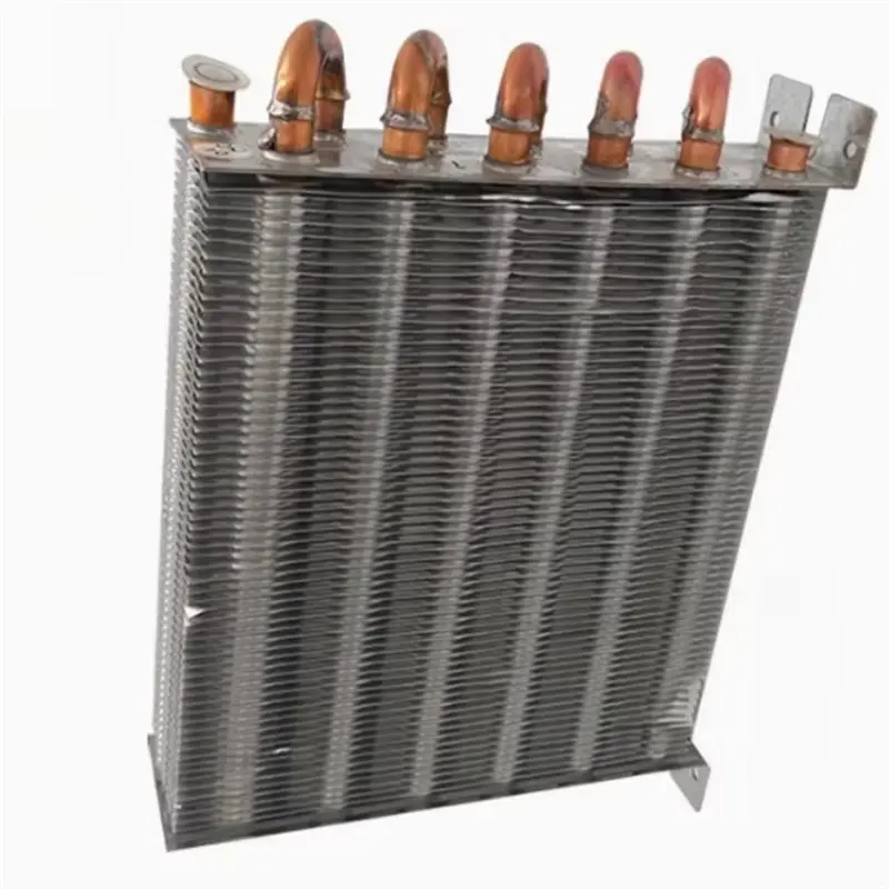 DT19-Aluminum Fin Copper Tube Heat Exchanger Condenser Coil Freezer Air/Water-Cooled Cooling System Radiator Alumina Sink