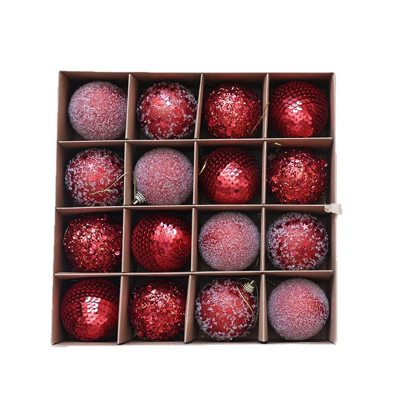 

Трансграничные рождественские украшения Рождественская елка Украшение Подвеска Сценическая композиция Подвеска Рождественский шар Окрашенный St