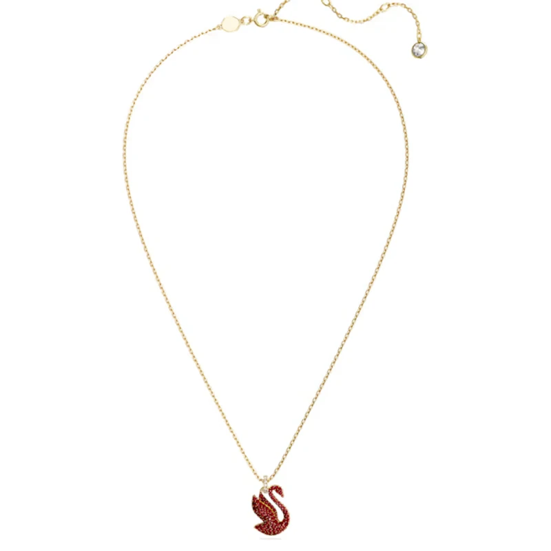 2024 new fashion senior red swan clavicle chain suitable for women senior exquisite charm jewelry senior gift necklace wholesale