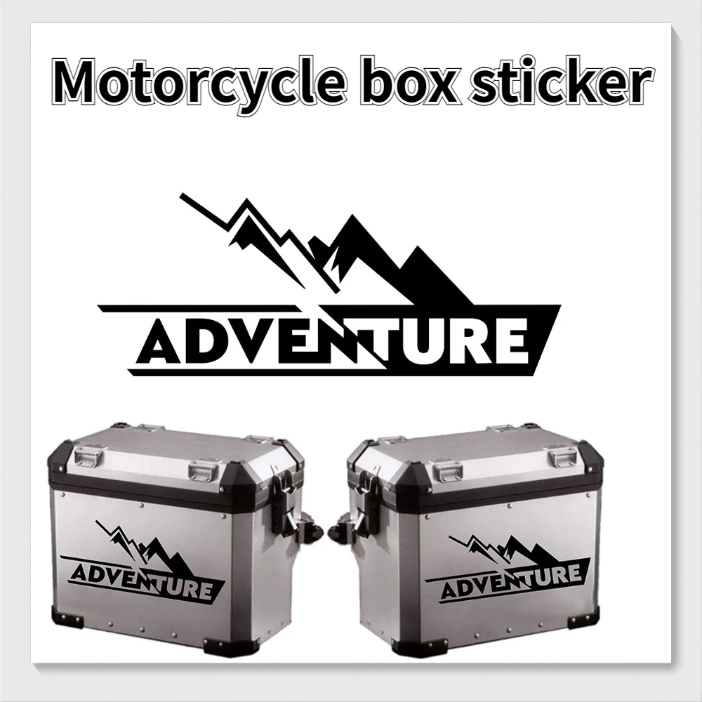 

Motorcycle Top Box Reflective Adventure Stickers for Honda Africa Twin BMW GS 1200 1250 525X DL250 CB400X TRX502 Accessories