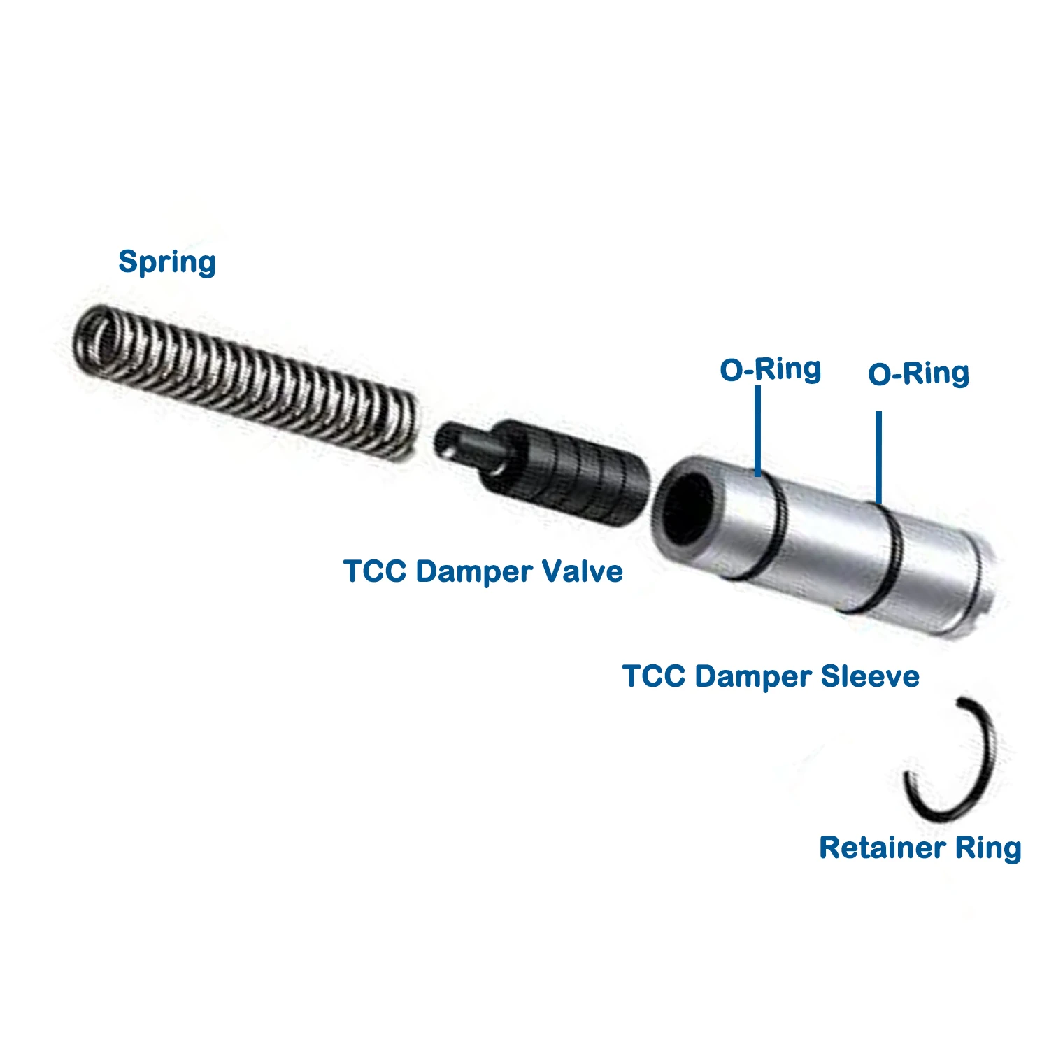 

Car Damper Valve Sleeve Kit for Late 722.6 Mercedes Benz 68942-23K (99628) Car Transmission Replacement Parts Engine Accessories