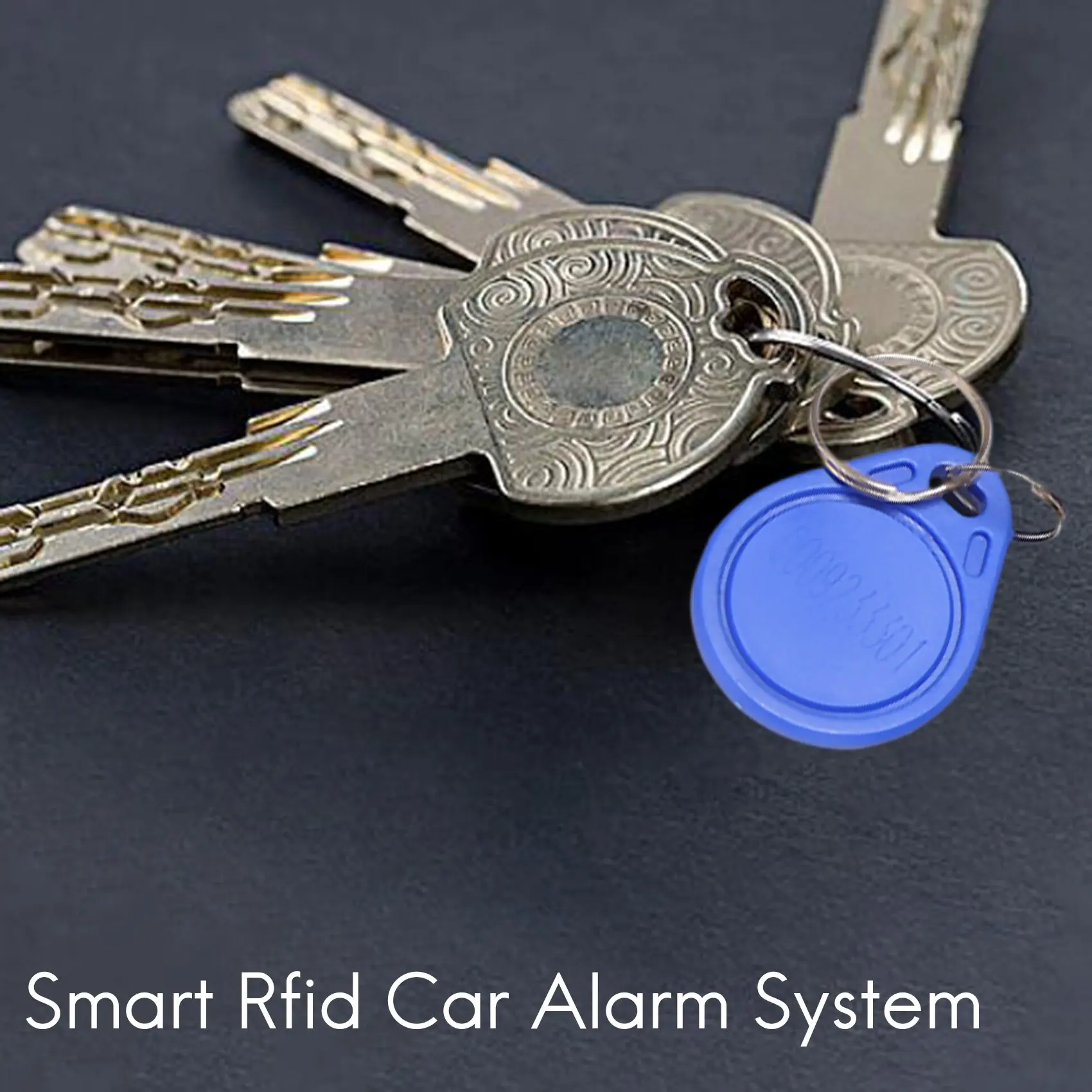 Smart RFID Car Alarm System Push Engine Start Stop Button Lock Ignition Immobilizer with Remote Keyless Go Entry System