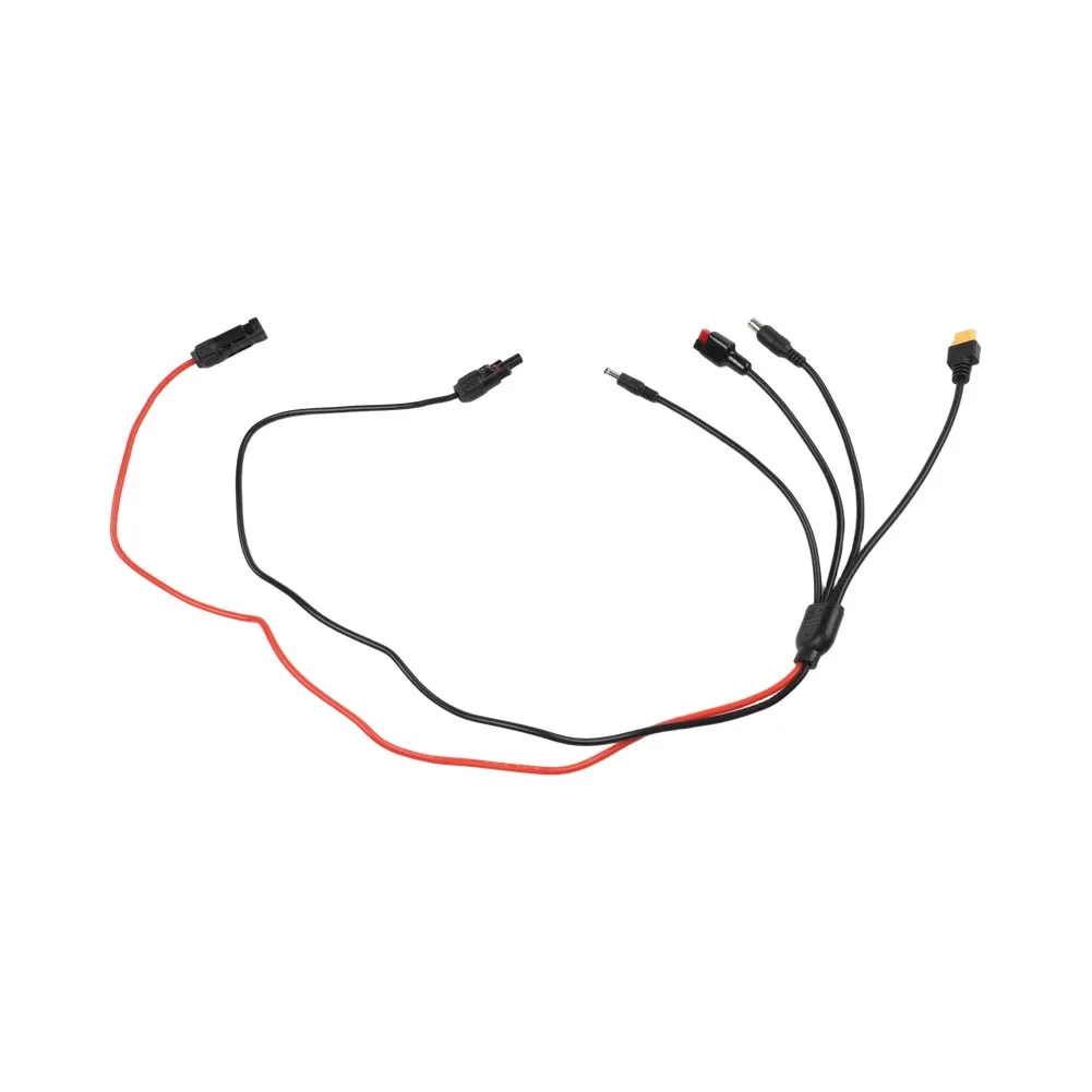 for versatile Charging for Solar Charging Cable 14AWG Wires Design 14AWG for Solar Cable Solar Charging Cable Black, Red