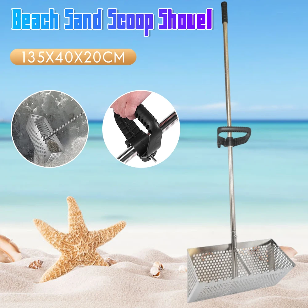 

Складной сачок-сито из нержавеющей стали с зубцами типа «акульи зубы» для сбора морепродуктов, поиска сокровищ и копки, антикоррозийный, для пляжа