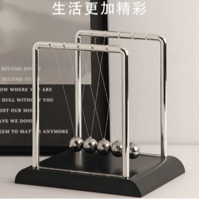 Newton's Pendulum Ball Perpetual Motion Machine Magnetic Levitation Small Ornament Home Study Desktop Creative Decoration Crafts