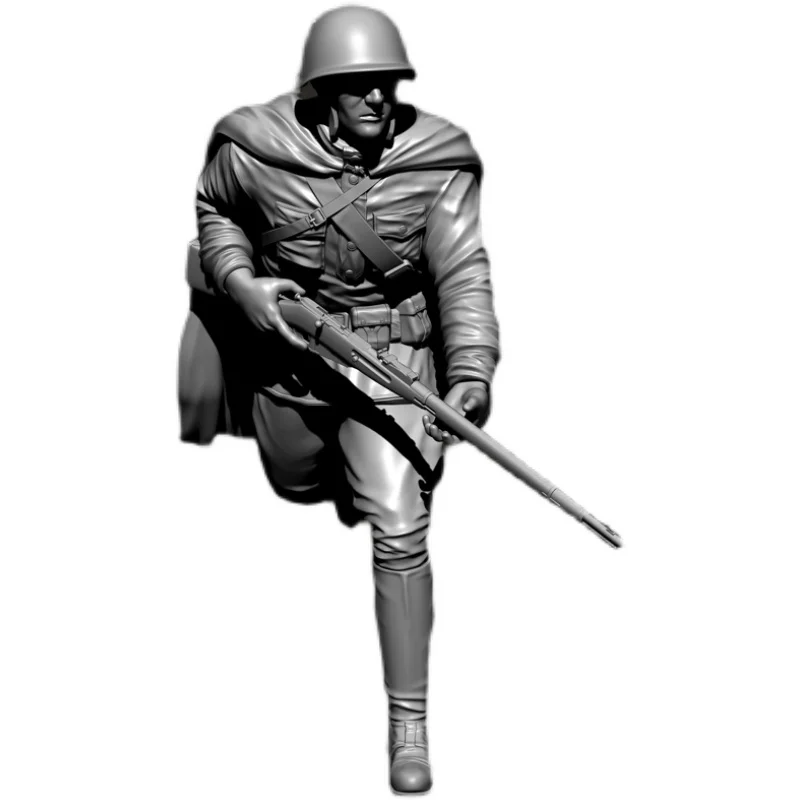 YUFAN-modelo de soldado de resina 1/35, figura incolora y autoensamblada, YFWW-2184