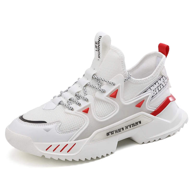 メンズシューズ 2025年 春秋新作 スポーツシューズ、耐久性と軽量性を備えたランニングシューズ、通気性抜群、ティーンエイジャー、中学生向け