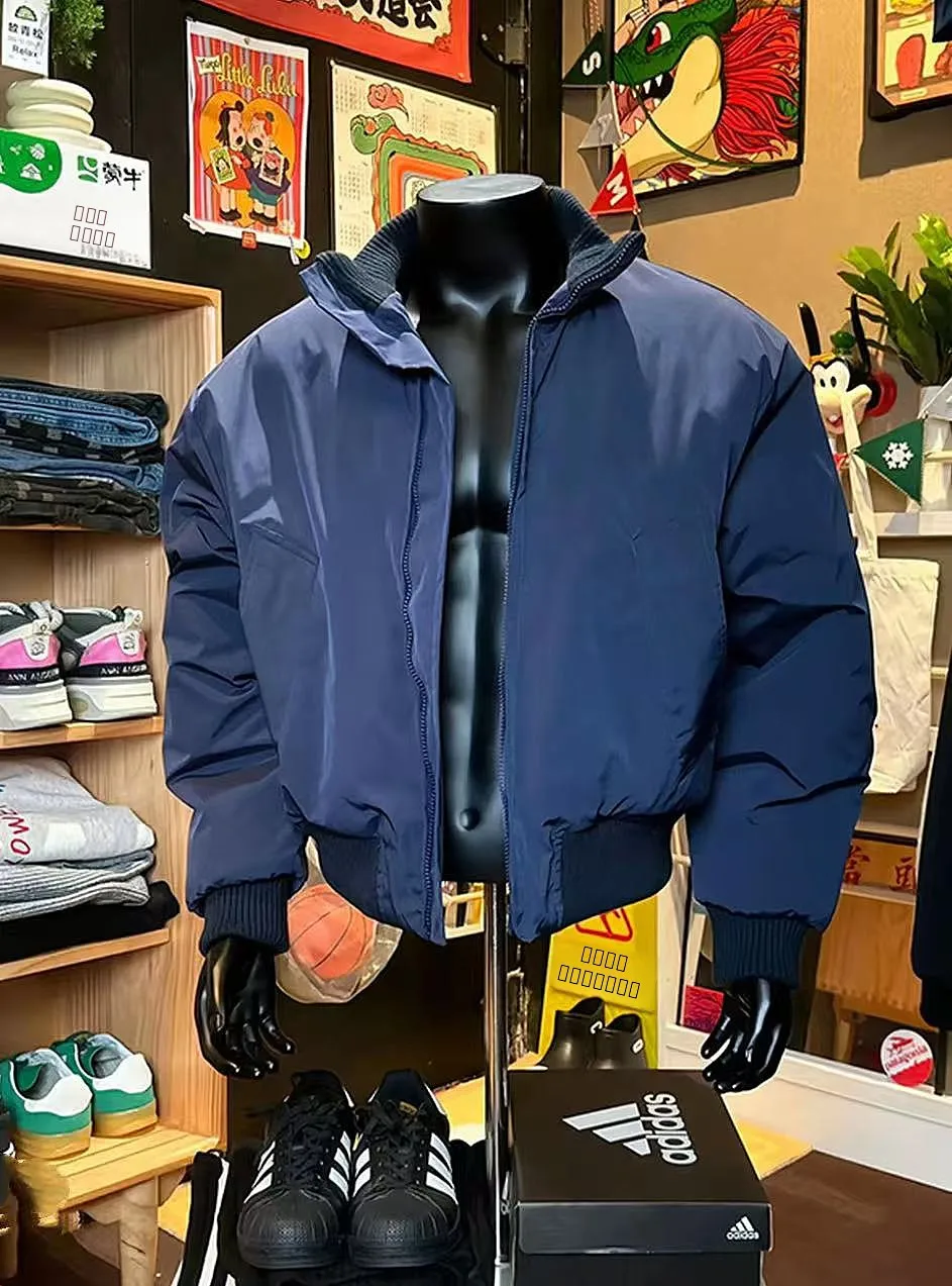 

Мужская демисезонная куртка-бомбер в американском рабочем стиле с воротником-стойкой, модная, брендовая, премиум-класса