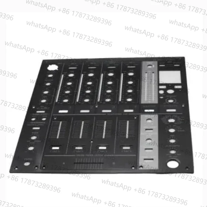 Panel de control de metal DJM-700, placa frontal negra para Pio-ner DNB1153 DNB1155
