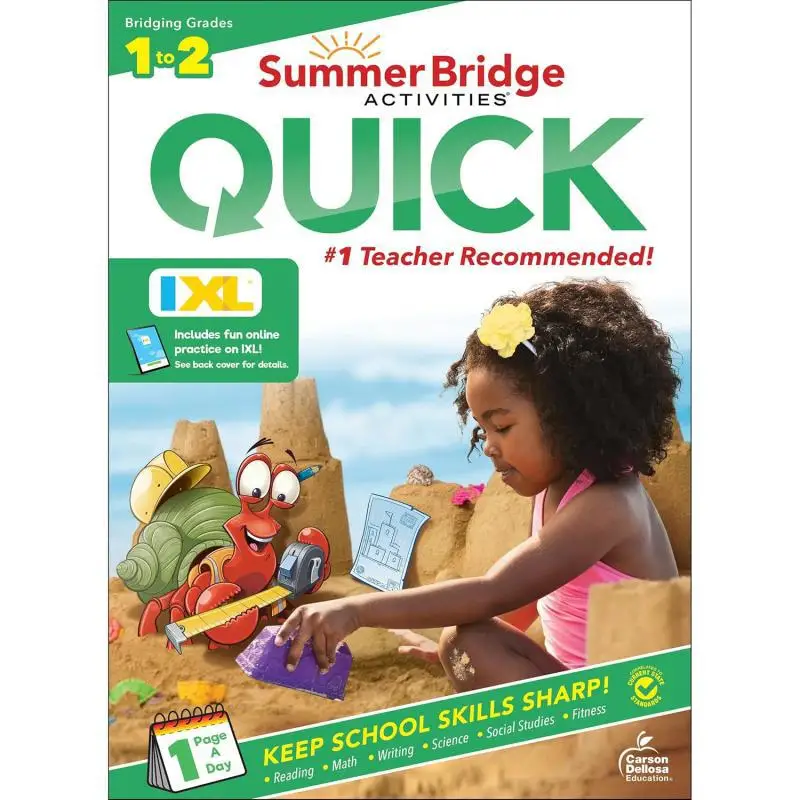 

Summer Bridge Activities Quick Workbook Grade 12 Carson Dellosa Education Carson Dellosa Education 9781483874920 Book