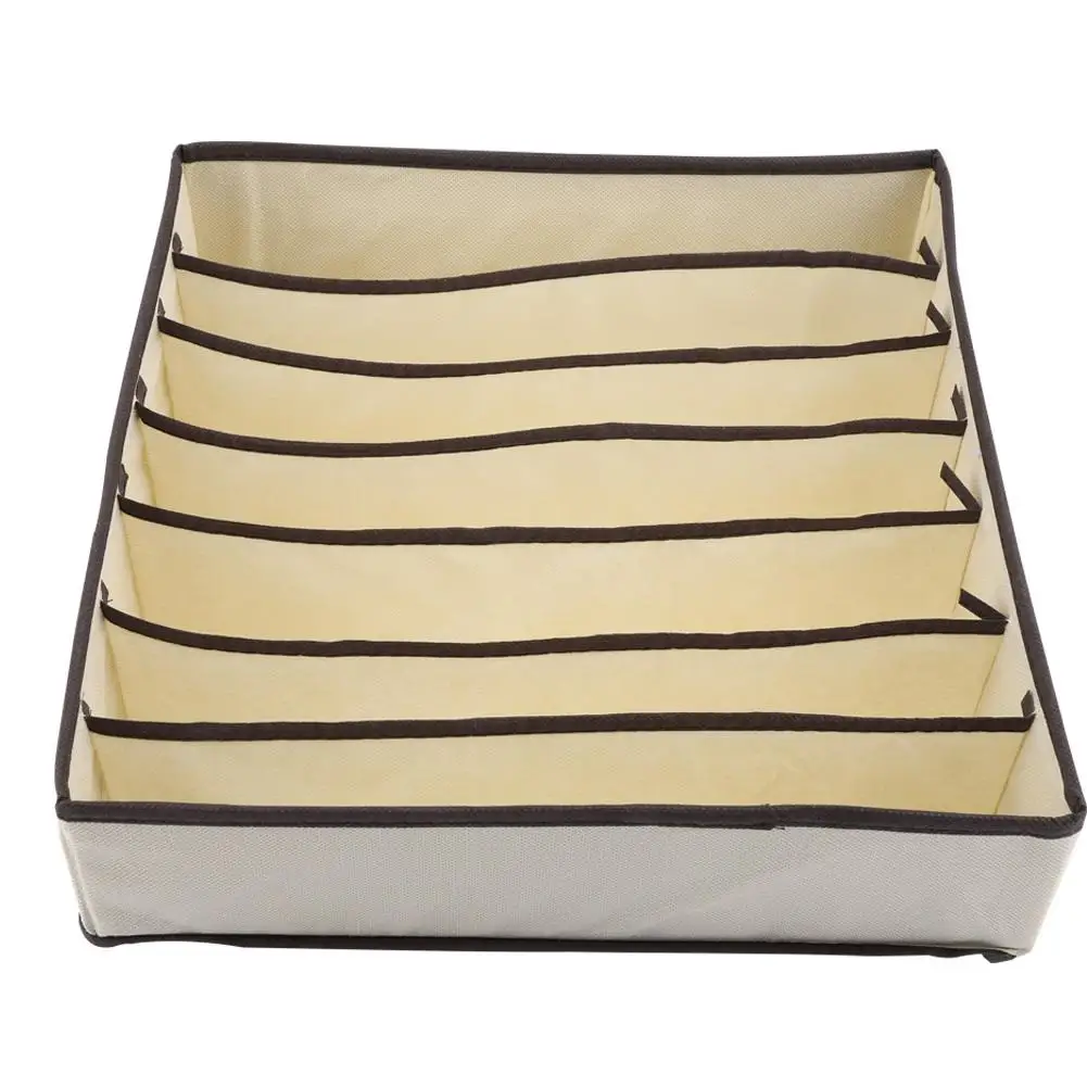 Portable Foldable Storage Box for Underwear Socks and Accessories Organizer Keeps Your Space Clean and Tidy