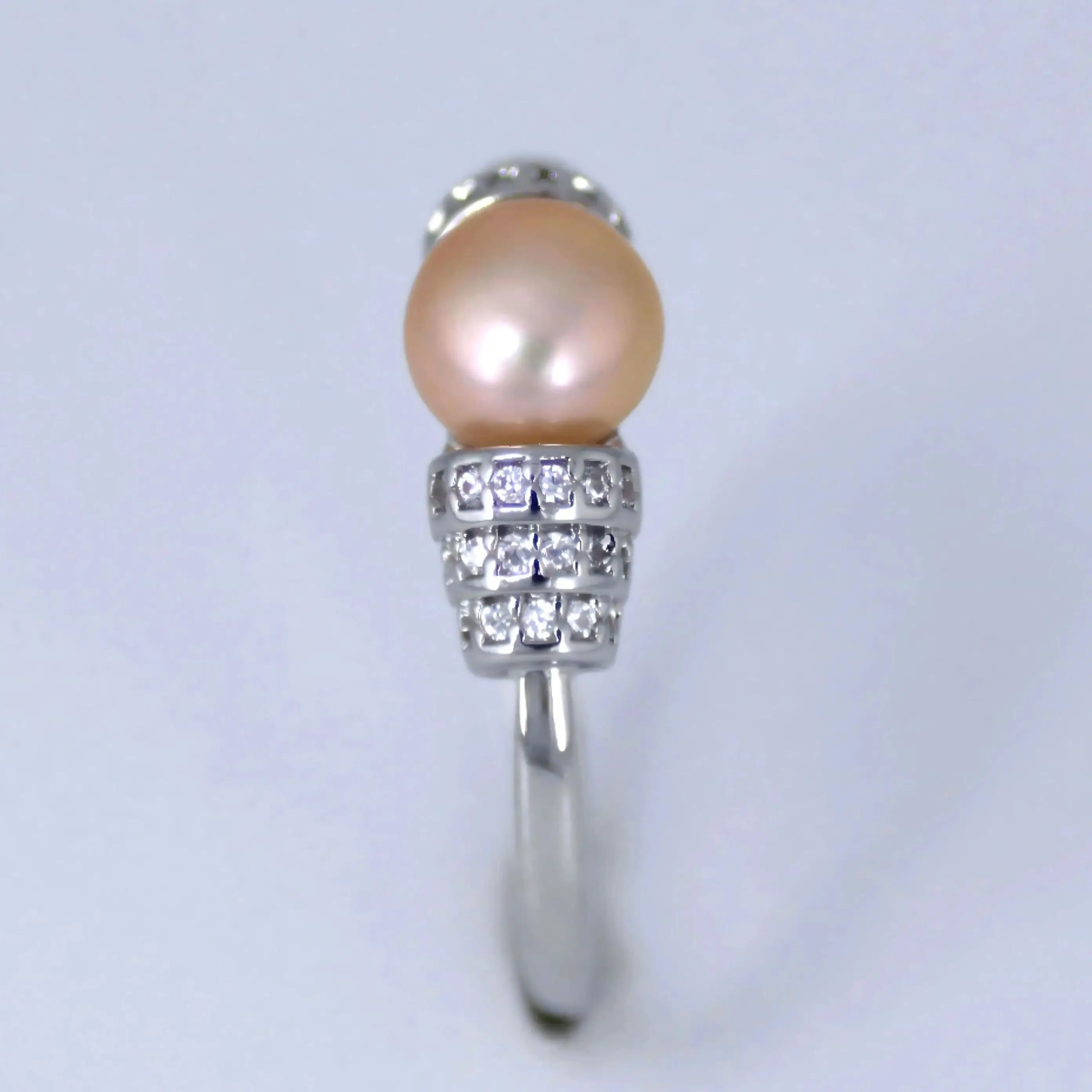 

Retro Devil's Eye Natural Pearl Ring 6.5-7mm 5A Unique Golden Orange Shiny Pearl Warm Stress Relief Women's Jewelry Gift Box Set