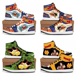 Dragon Ball Anime Son Goku Vegeta High-Tops Sneakers Casual Shoes Basketball Shoes Printing Comfortable Flat Shoes Birthday Gift