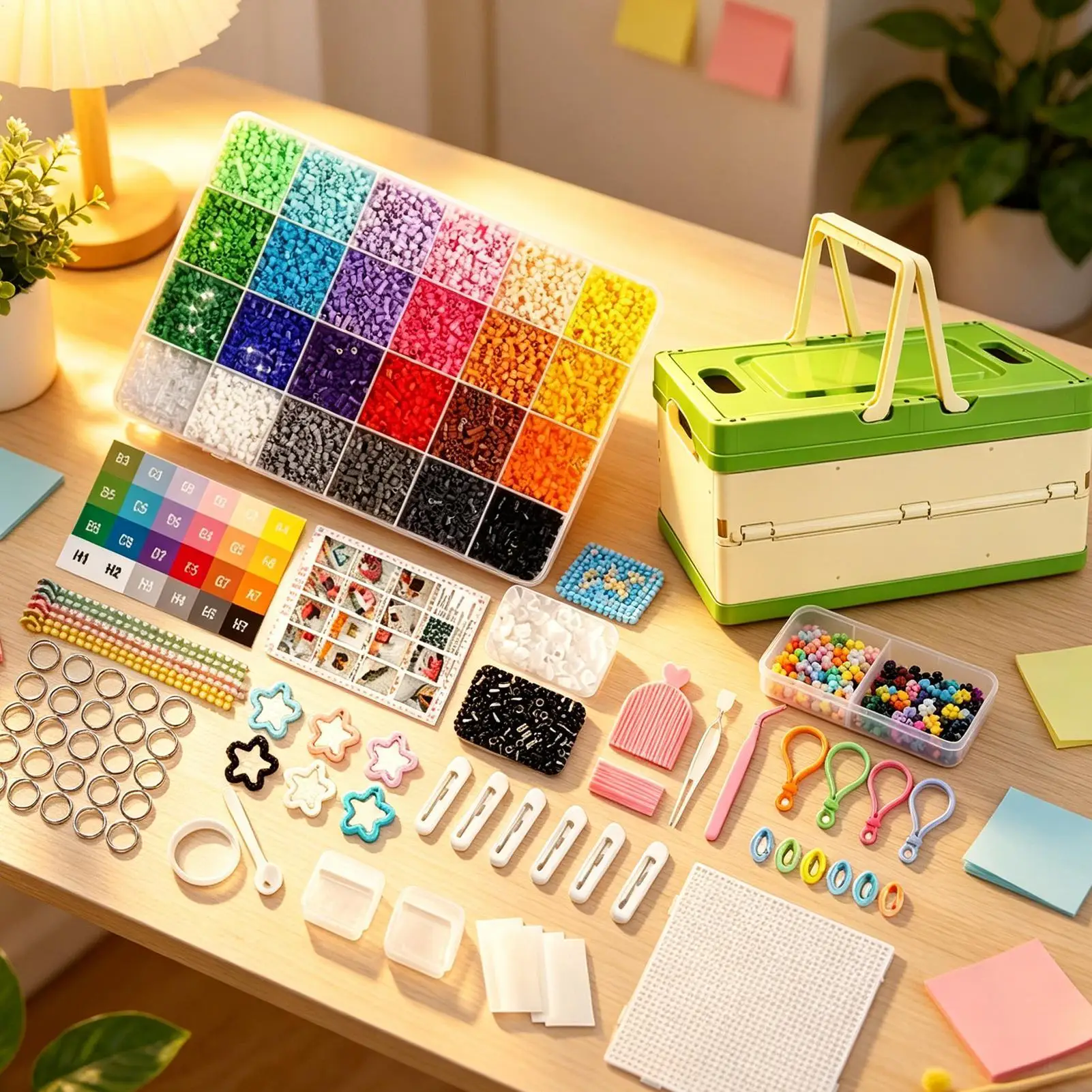 kit-de-perles-a-fusionner-pour-la-creation-d'art-la-decoration-et-la-fabrication-de-bijoux-pour-debutants-enfants-jeunes-adolescents-adultes-maison-appartement-ecole-d'art