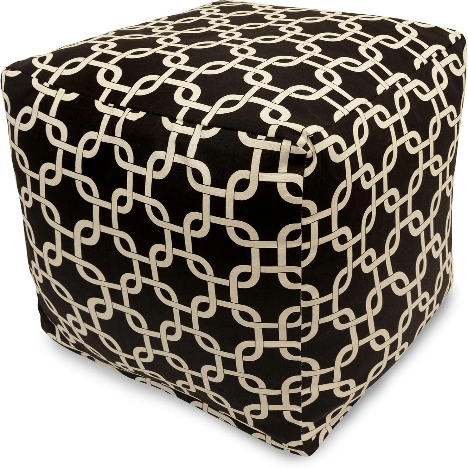 

85907236034 Links Indoor/Outdoor Stuffed Cube-Bean Bag Floor Foot \u2013 Sitting Pouf Chair Room \u2013 Nursery Pillow Ottoman