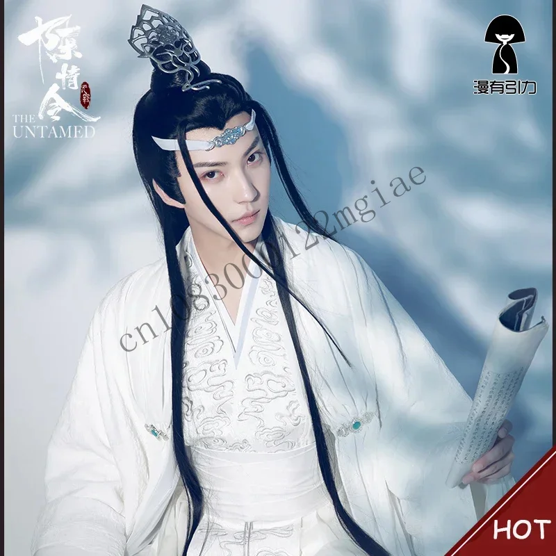 Wangji Cosplay Mo Dao To Shi Original Lan Zhan Ancient Costume Wig Wei Wuxian Yiling Patriarch Halloween CMM221