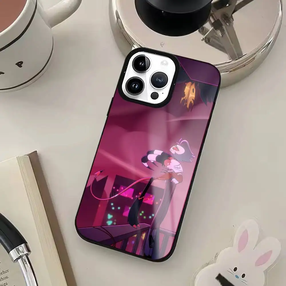 H-Hazbin HH-otel Phone Case For iPhone17,16,15,14,13,12,11 Plus,Pro Max, New Magnetic Wireless Charging