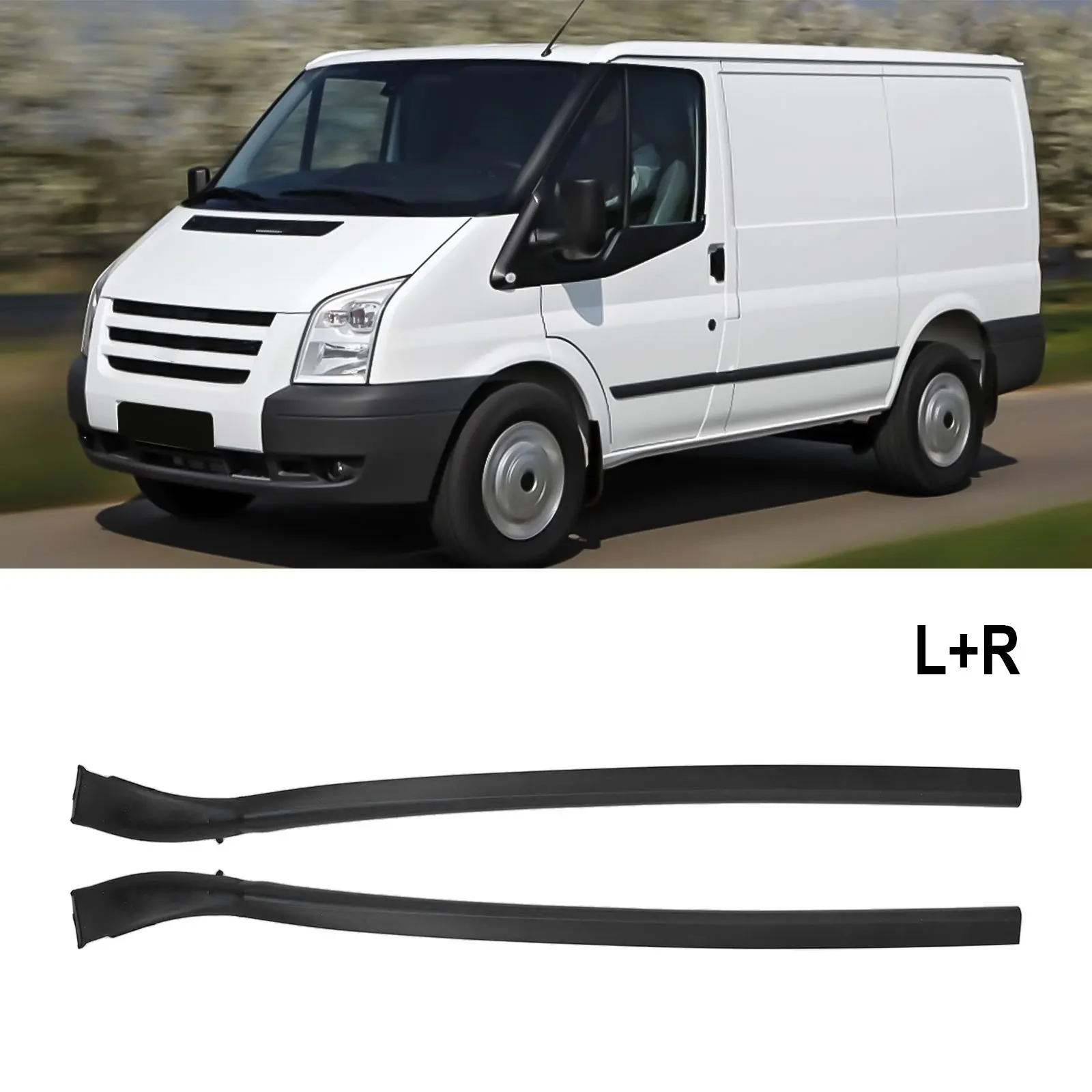 1 Pair 1828404 1792620 1828404 179260 For Ford For Transit MK7 Car Door Weather Seal Strip Car Accessories