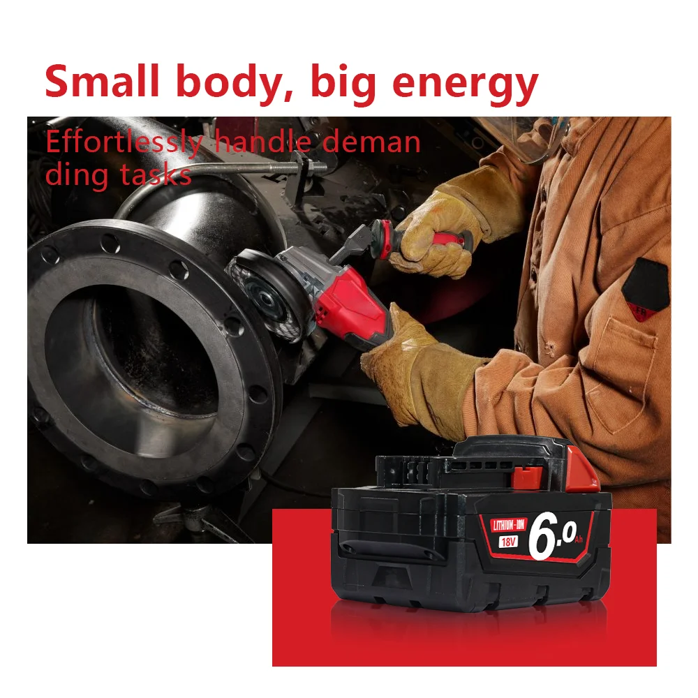 FOR milwaukee M18 Battery Compatible Power Tool Replace for milwaukee Rechargeable Battery 18V 3-6Ah