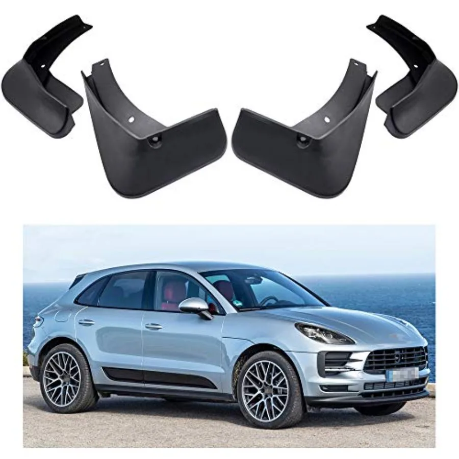 

Car Splash Guard Mudguard Fender Mud Flaps Compatible with Porsche Macan 2015-2022 16 17 18 19 20 21