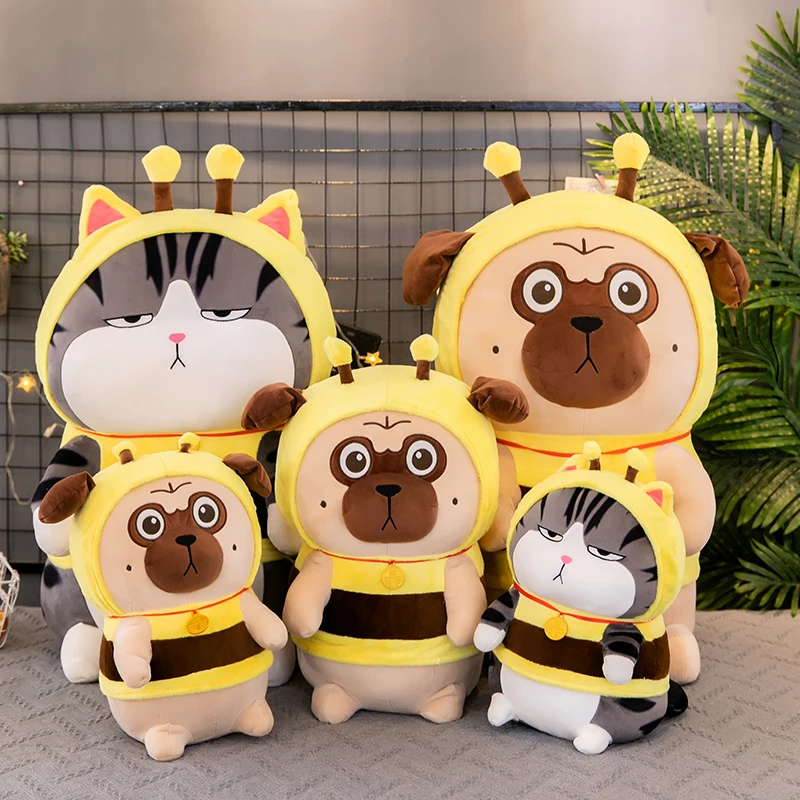 My Emperor Million Sleep Doll Bazaar Black Doll Plush Toy Doll Long Live Cat Bee Pillow Qixi Festival Gift Girl