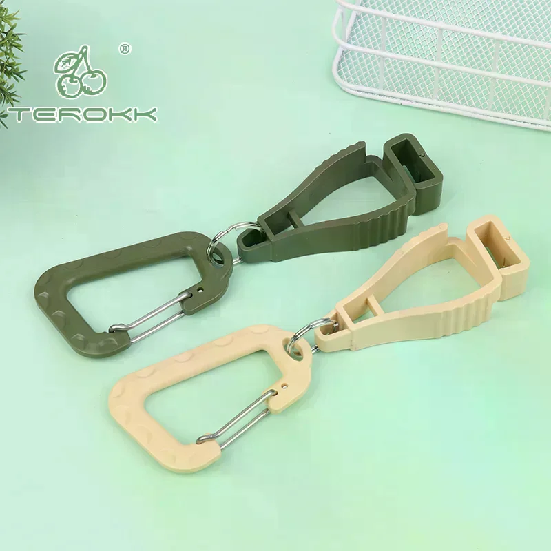 

Держатель для уличной пряжки, защитные рабочие перчатки, перчатки с защитой от падения, зажим для рюкзака, предмет для переноски, 7 цветов, многофункциональный, прочный