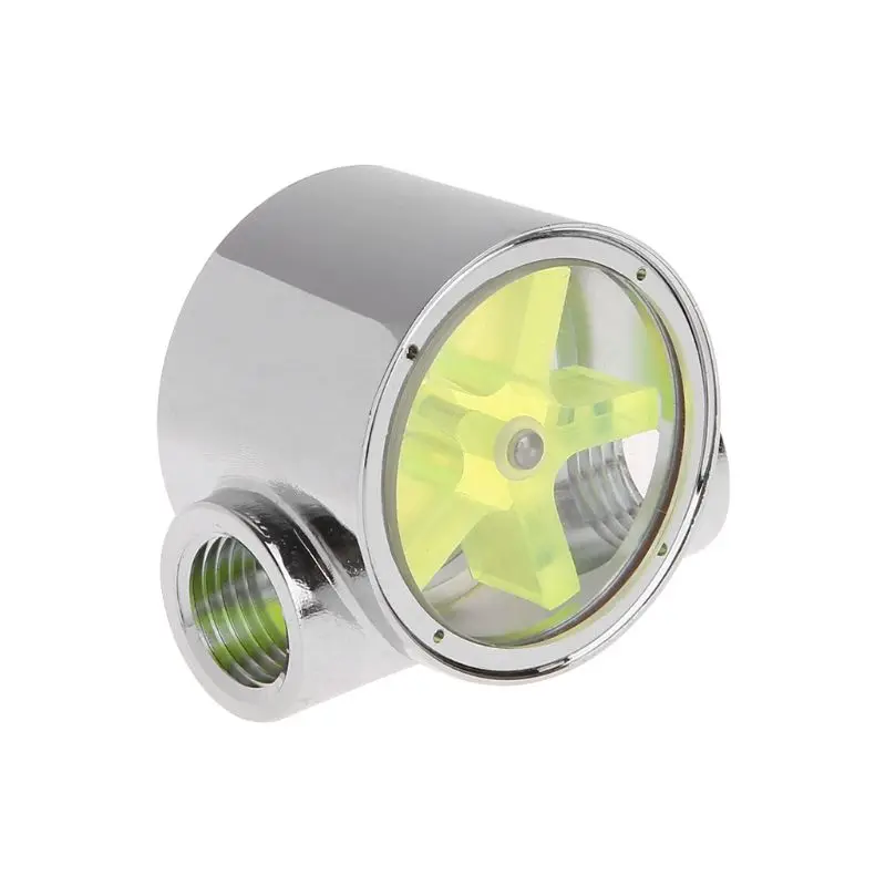 

Индикатор расхода водяного охлаждения, медь, хромированная, 2-ходовые детали с резьбой G1/4