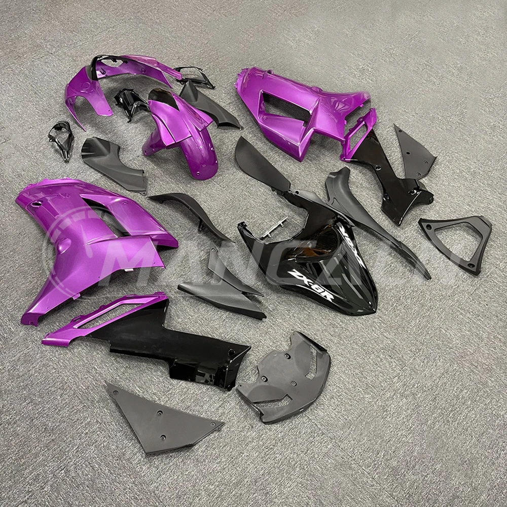 Motorcycle Fairings Kit for KAWASAKI ZX6R ZX-6R ZX-636 2007 2008 Bodywork Set High Quality ABS Injection New purple bule