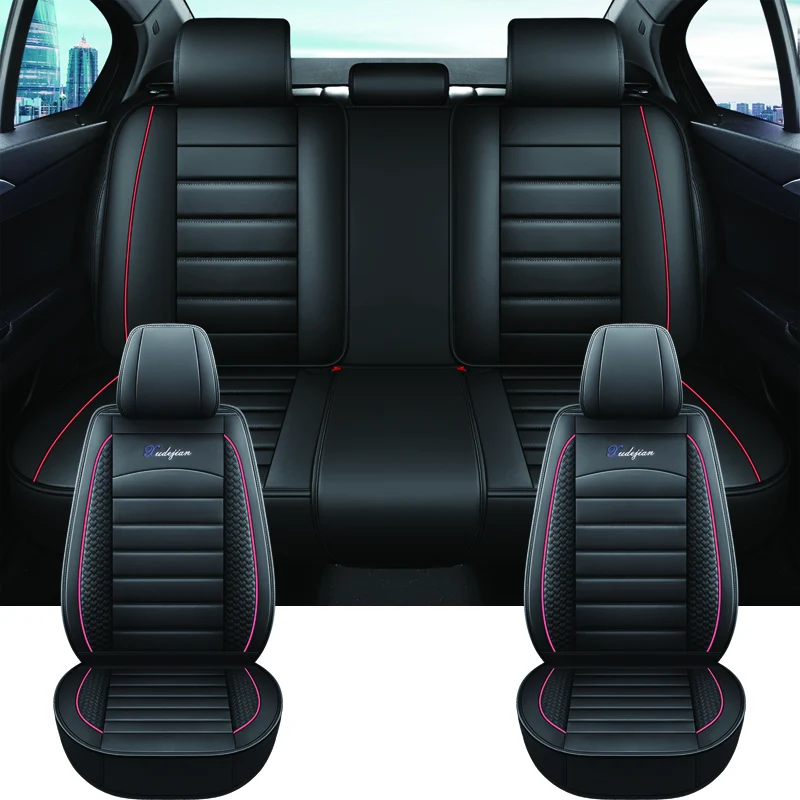 دائم العالمي صالح مقعد السيارة يغطي ل Volwsagen VW Tiguan Golf 8 7 6 5 4 باسات B5 B6 B7 B8 ID4 اكسسوارات السيارات الداخلية #4